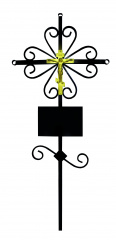 Крест металлический  «Вензель»